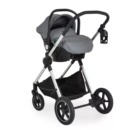 Moni ALINA 2IN1 babakocsi SZETT átalakítható babakocsi+autós hordozó TITANIUM SZÜRKE