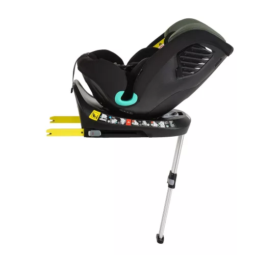 i-PROTECT autós ülés 40-150cm támasztólábbal 360 forgatható STEEL/SZÜRKE