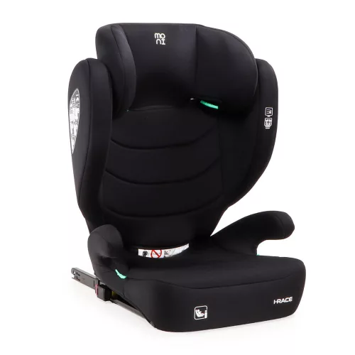 I-RACE autós ülés 100-150 cm ülésmagasítóvá alakítható FEKETE