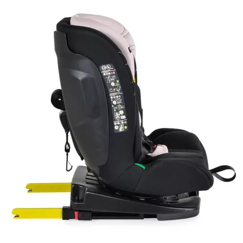 VAMOS autós ülés 40-150cm 360 forgatható PINK