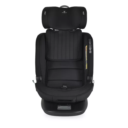 GTS prémium autós ülés 40-150cm SPS, 360fokban forgatható FEKETE