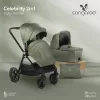 Cangaroo CELEBRITY  multifunkciós 2 részes 2IN1 babakocsi szett ZÖLD