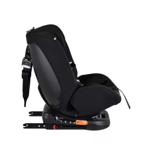 i-MAXX autós ülés,  isofix, forgatható, 2 plüss+párna 40-150cm FEKETE