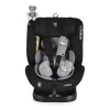i-MAXX autós ülés,  isofix, forgatható, 2 plüss+párna 40-150cm SZÜRKE