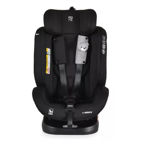 i-MAXX autós ülés,  isofix, forgatható, 2 plüss+párna 40-150cm SZÜRKE