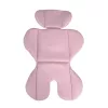 SECURITY autós ülés belső övvel, isofix, ajándék 2plüss+párna 76-150cm PINK