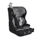 ROCK autós ülés 76-150cm, 2játékkal, pohártartó, belső öv, isofix nélkül SZÜRKE