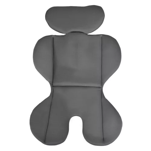 ROCK autós ülés 76-150cm, 2játékkal, pohártartó, belső öv, isofix nélkül SZÜRKE