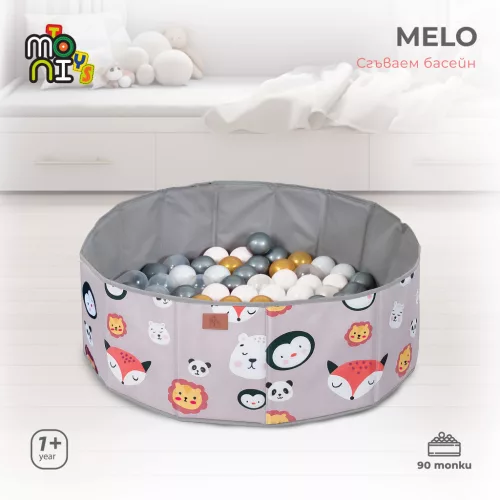 Labdamedence MELO 90 labdával összecsukható  ÁLLATOS