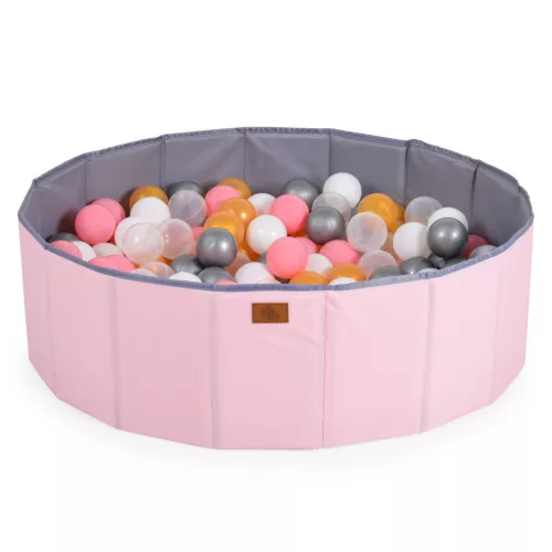 Labdamedence MELO 90 labdával összecsukható PINK