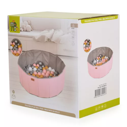Labdamedence MELO 90 labdával összecsukható PINK