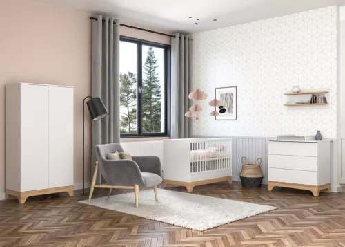 Faktum Lumina White 2 osztású szekrény