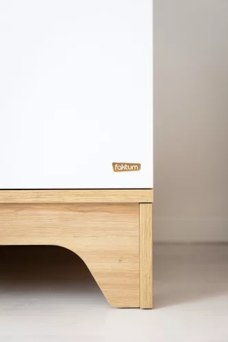 Faktum Lumina White 3 osztású szekrény