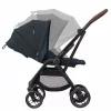 Maxi-Cosi Leona2 2in1 babakocsi szett összecsukható mózeskosárral - Essential Graphite