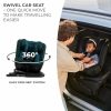 Kinderkraft gyerekülés Xpedition 2 i-Size 360 fok Isofix 40-150cm  zöldeskék