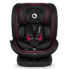 Lionelo gyerekülés Bastiaan i-Size Isofix 360 fok 40-150 cm fekete-piros