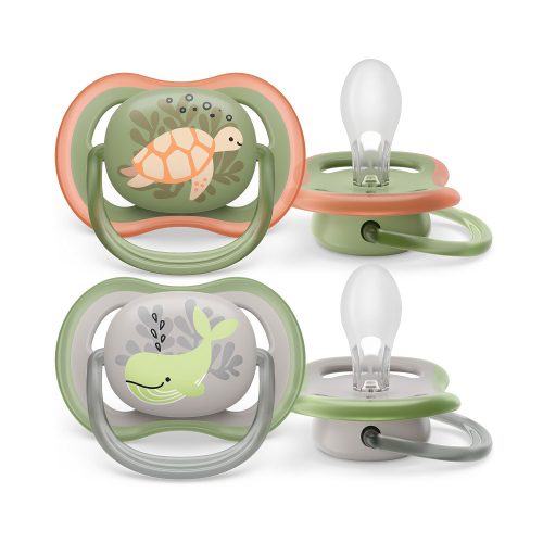 Philips AVENT játszócumi Ultra Air tengeri állatos 6-18hó fiús 2db