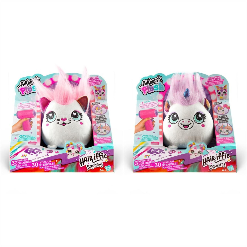 Image of Airbrush Plush színezhező állatok - Hairific puha pajti - többféle