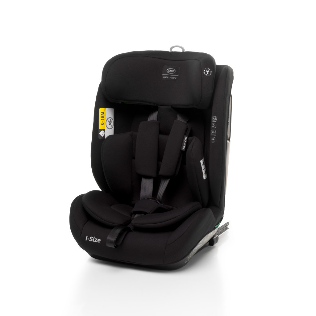 Image of 4Baby Go-Fix I-size 76-150 cm autósülés - black