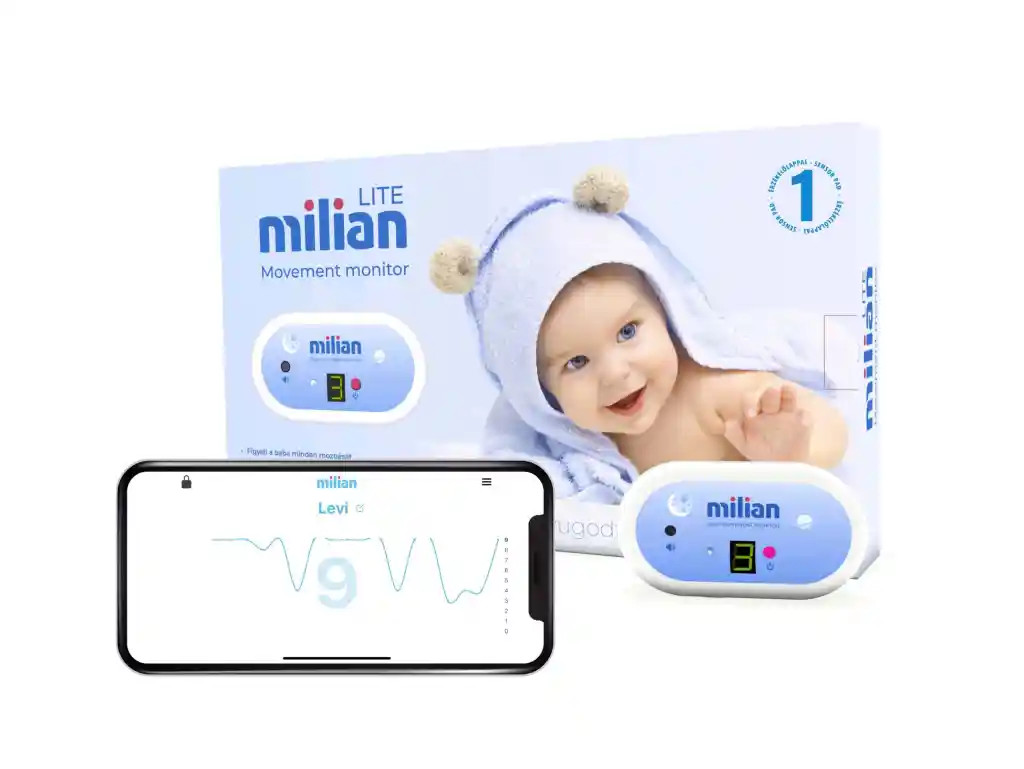 Image of Milian légzésfigyelő - Lite Bluetooth 1 db érzékelőlappal